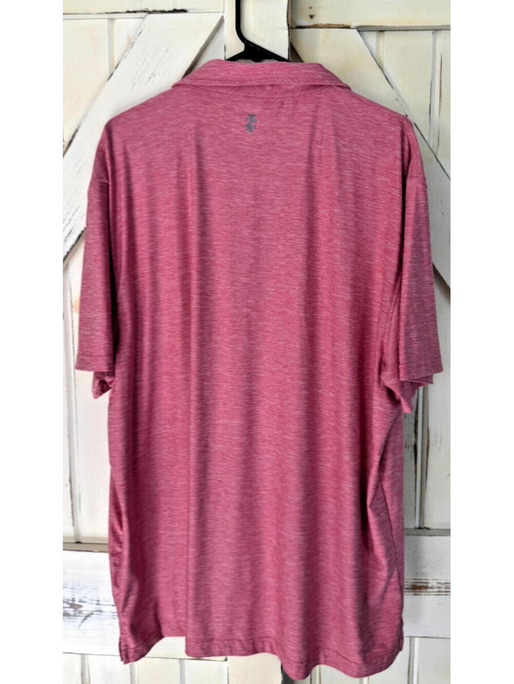 IZOD Golf Mens Polo Shirt Size 2XL Pink Stretch Short Sleeve Performance - Picture 3 of 3
